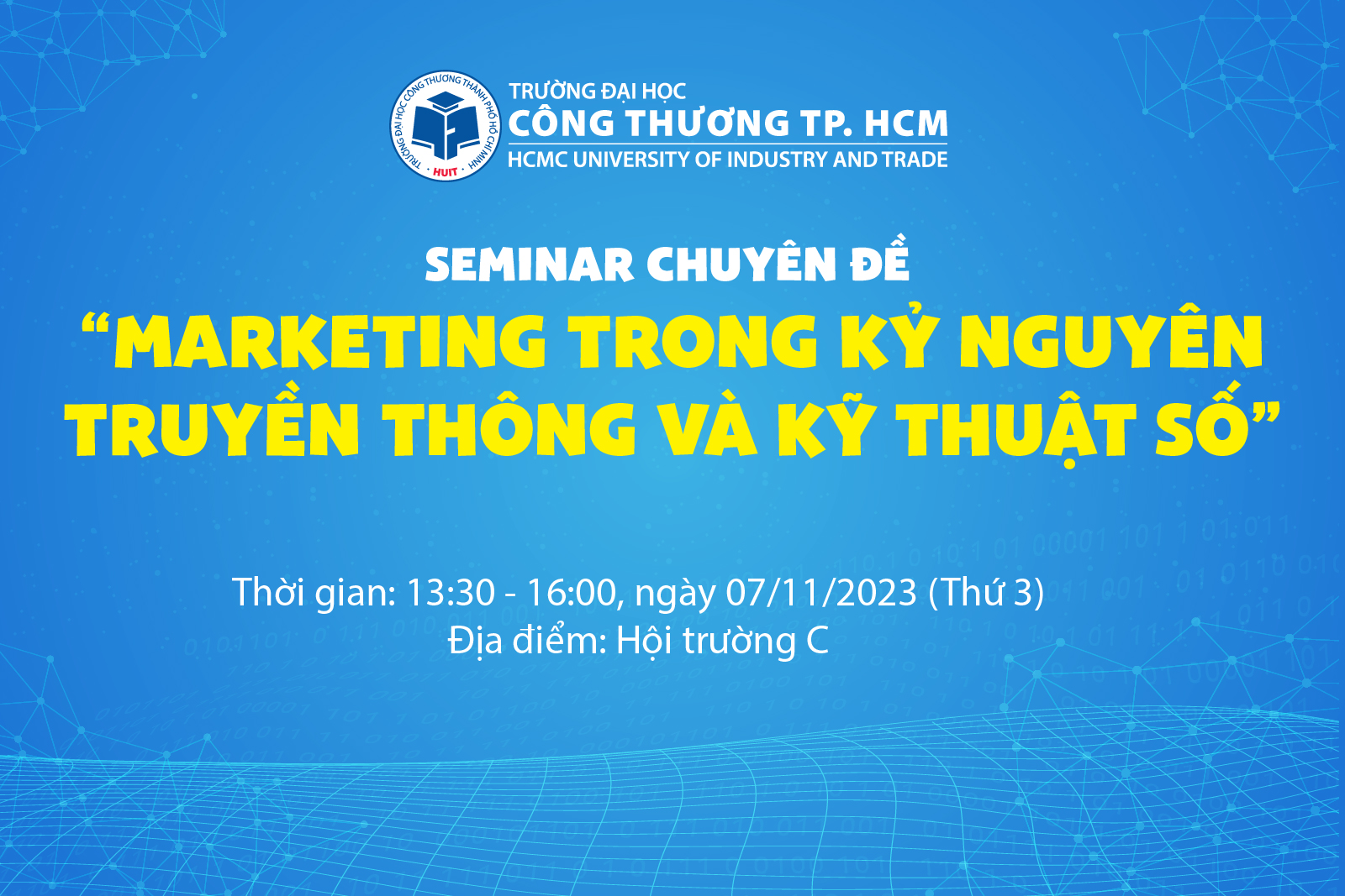 Tổ chức Seminar chuyên đề  “Marketing trong kỷ nguyên truyền thông và kỹ thuật số”