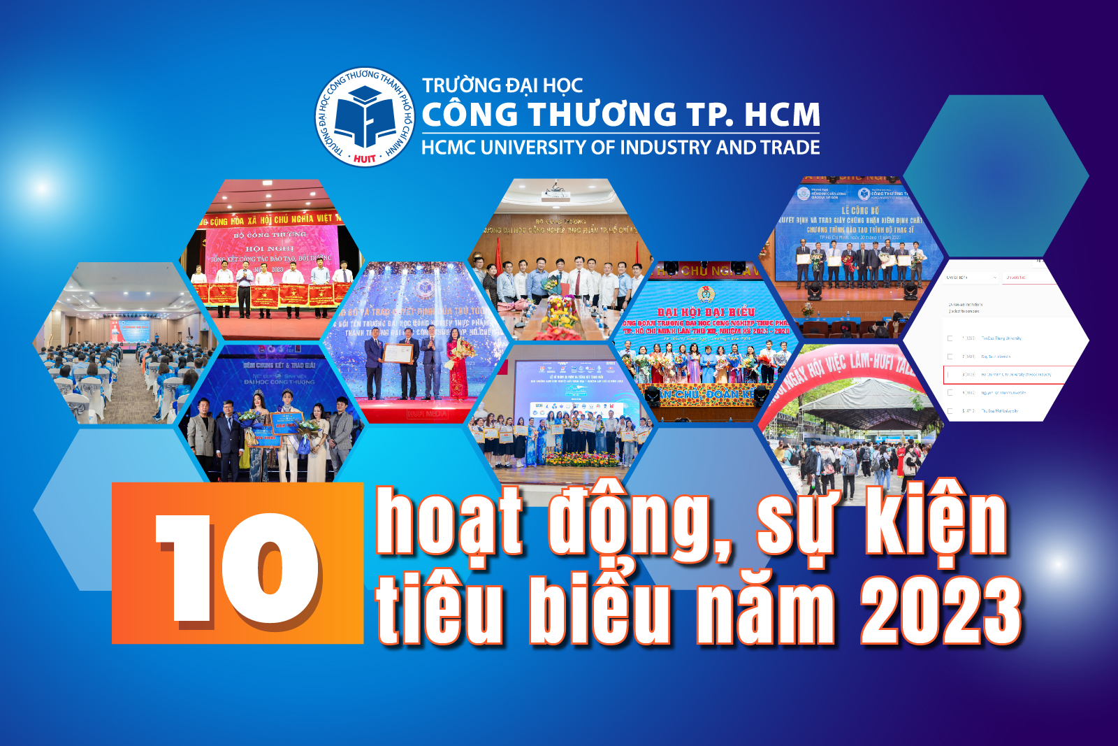 10 hoạt động, sự kiện tiêu biểu trong năm 2023 của Trường Đại học Công Thương TP. Hồ Chí Minh